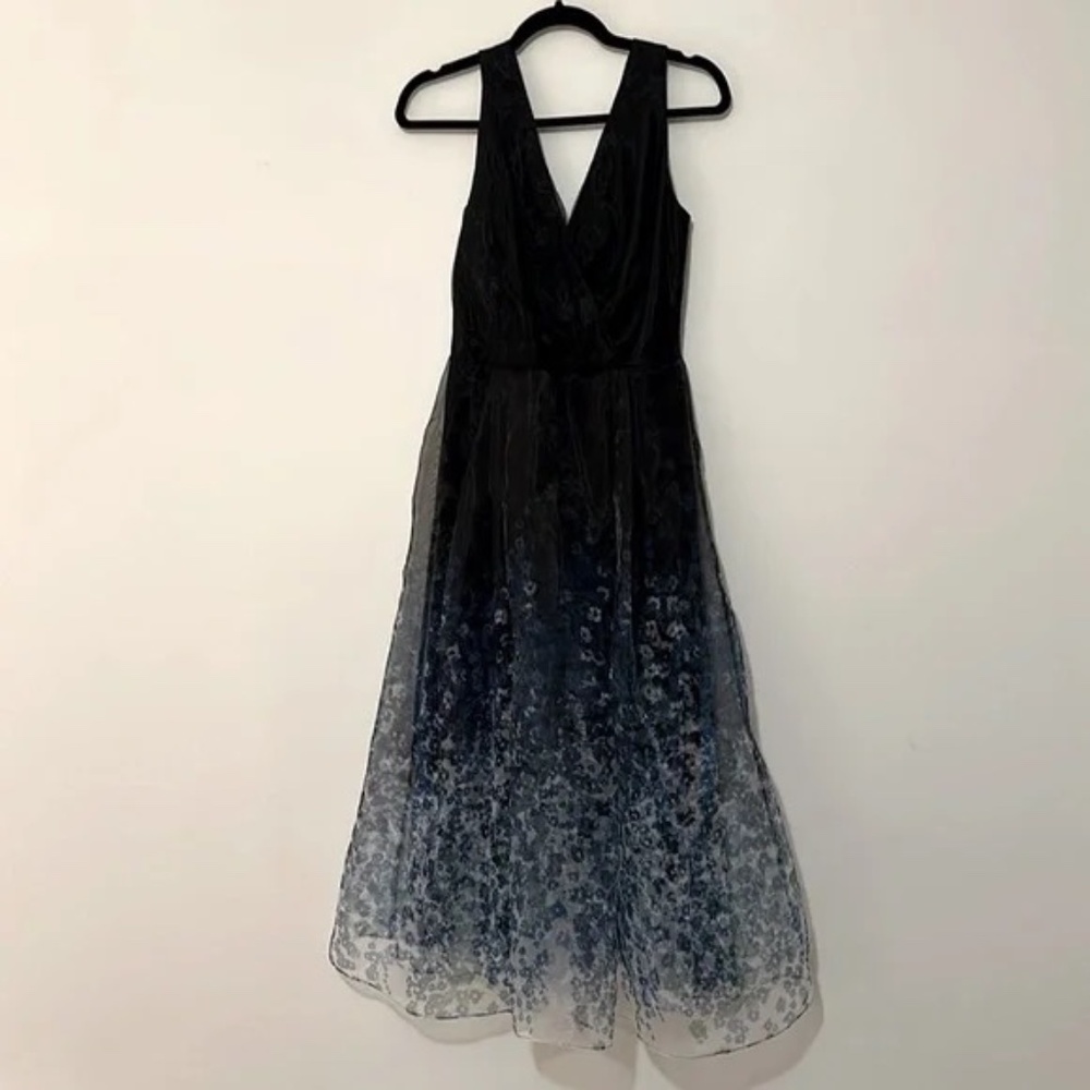 Monique Lhuillier Dreamy Garden Floral Dress sz 6
